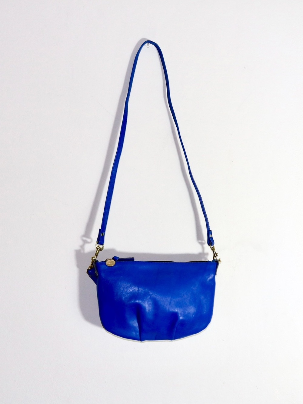 Clare V. Petit Moyen Messenger Bag in Royal Blue - Picture 3 of 13